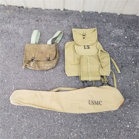 Military Meusel Bag, Haversack Field Bag, Rifle Bag