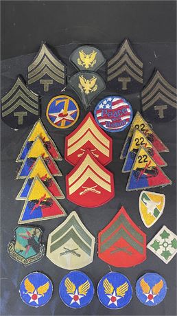 Lots of Assorted Military Patches and Insignia