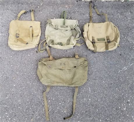 Vintage Military Haversack/Meusel Bags