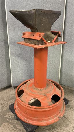 High Quality Vulcan Anvil on a Stand - Approx. 100 lb. Total Weight