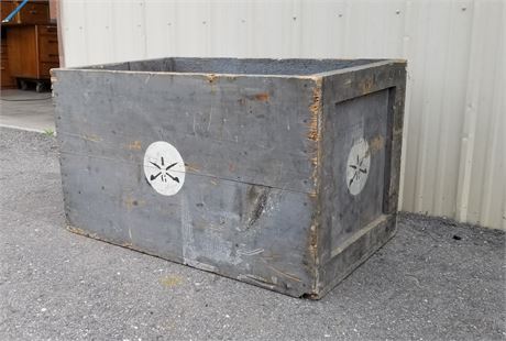 WWI Calvary Tack Crate - 38x22x22