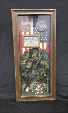 Military Shadow Box - 12x27