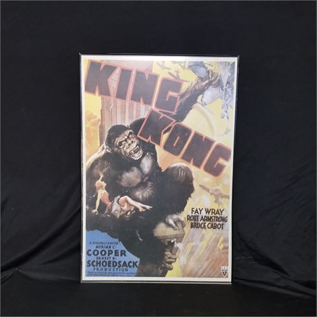 Antique King Kong Movie Poster - 40x27