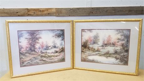 Framed Décor Pictures Duo - 32x26