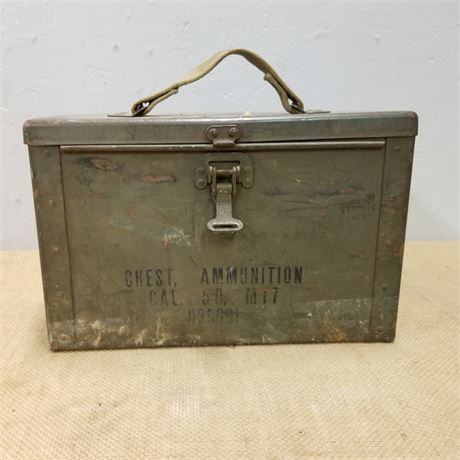 Vintage 50 cal. Ammo Case -