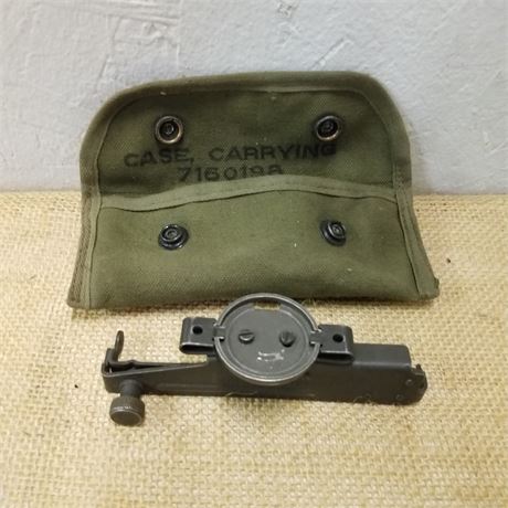 US Army M1 Rifle Grenade Sight with Case