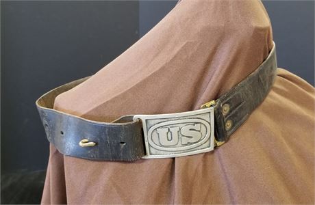 U.S. Cavalry Buckled Belt