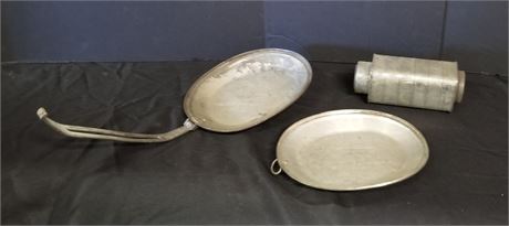 Vintage Mess Kit & Double Lid Container