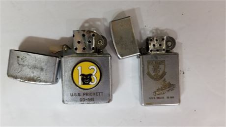 Vintage Navy Lighter Pair