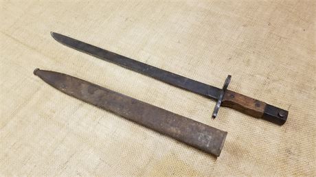 U.S. Military Rifle Bayonet/Sword with Sheath