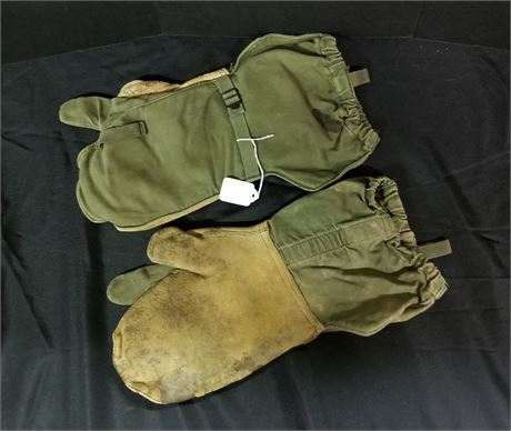 Vintage Military Mittens