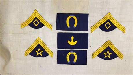 U.S. Cavalry Insignia Rank Patches