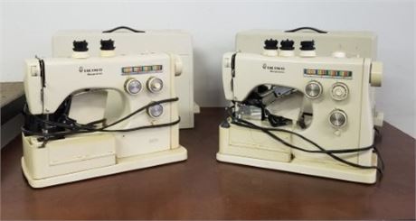 Viking Husqvarna Sewing Machine Pair