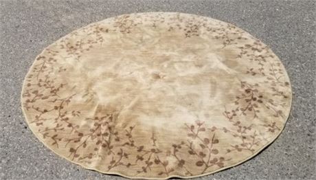 90" Diameter Round Area Rug