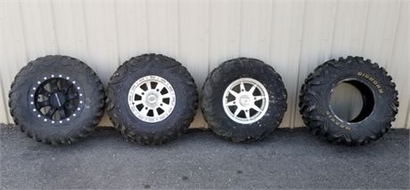 Assorted ATV Wheels & Tires -  See Pics for Sizes