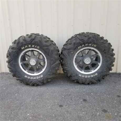 2 AT 26 x 12 R12 ATV Wheels & Tires - Fits Polaris