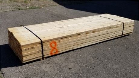 (Bunk #8) 2x4x104 Lumber - 80pcs.