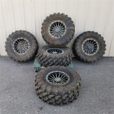 5 30x10.00 R14 ATV Wheels & Tires -