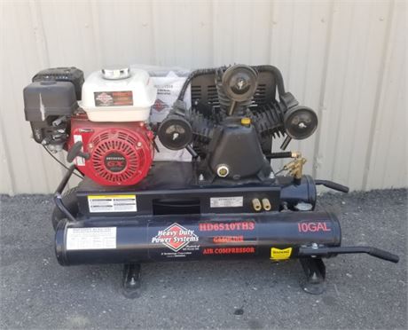 Like New 10 Gallon Rolling Air Compressor w/ Honda Engine