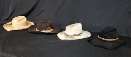 4 Cowboy Hats