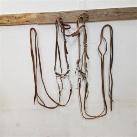 2 Bridles w/ Bits