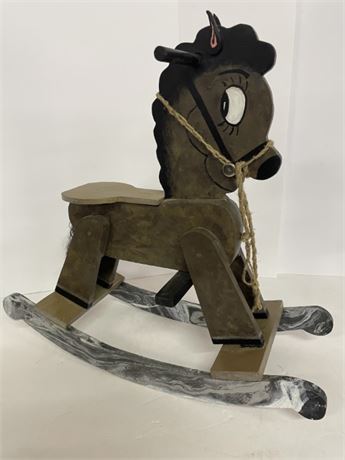 Wood Rocking Horse - 27h x 29w