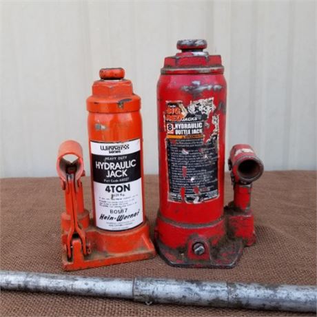 4 & 8 Ton Bottle Jacks