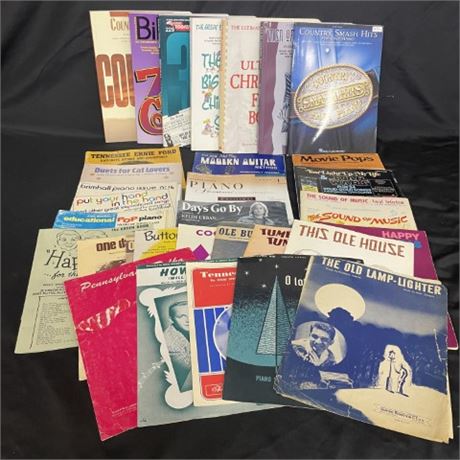 Assorted Collectible Song Books