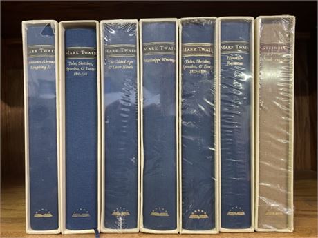 Collectible Mark Twain Book Set