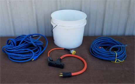 Power Cords + Bucket