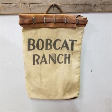 Vintage Bobcat Ranch Saddle Bag