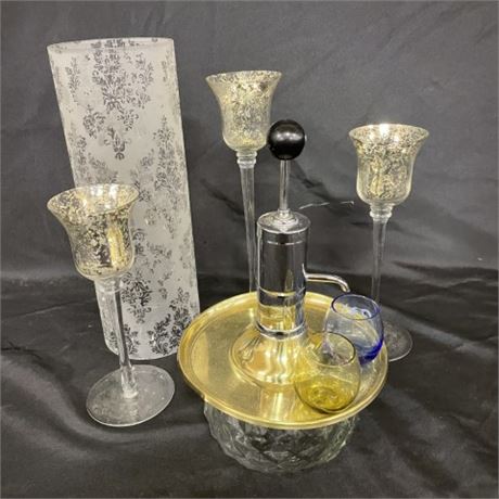 Assorted Home Decor & Decanter