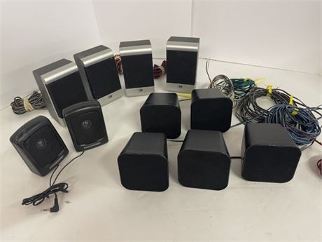 Assorted Surround Sound Speakers