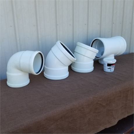 Assorted Drainage/Water Line Elbows & Tees