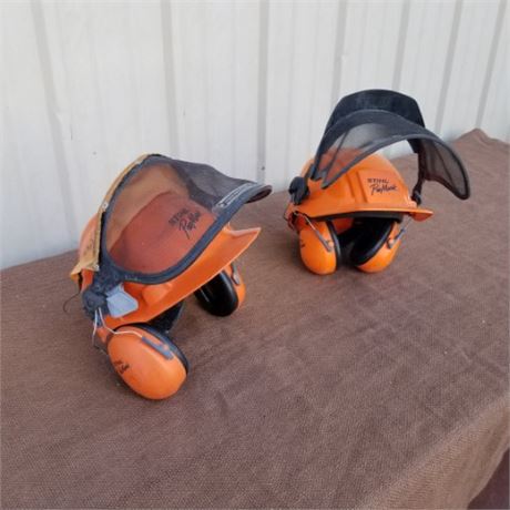 Stihl Safety Helmets w/ Eye & Ear Protection