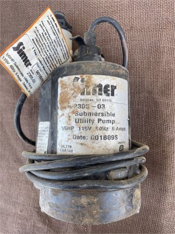 Simer Utility Pump