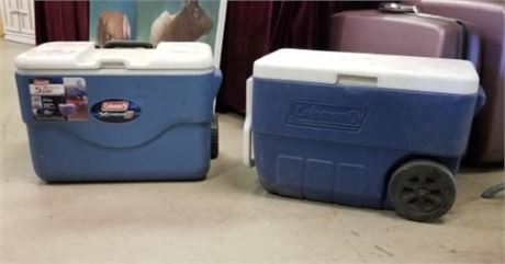 2 Coleman Coolers