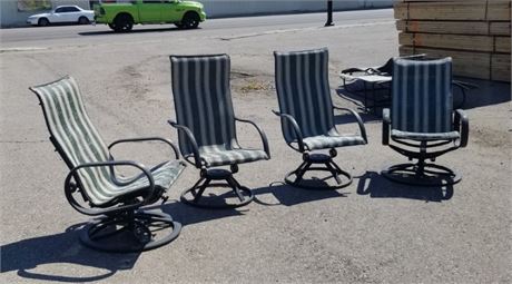 4 Rocking & Swivel Patio Chairs