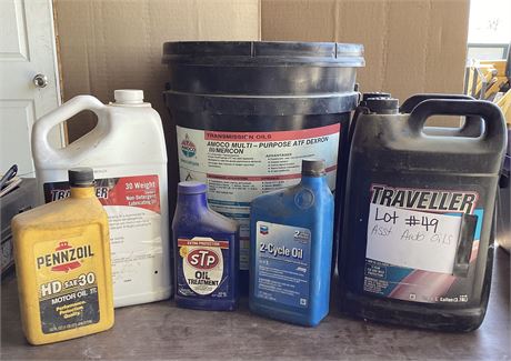 Assorted Auto Oils