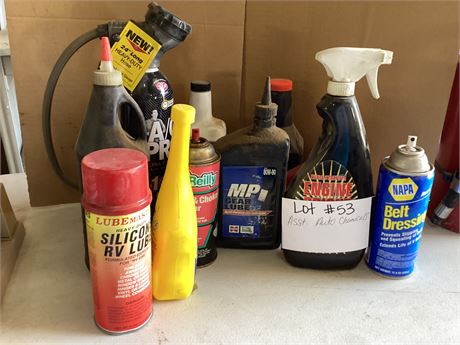 Assorted Auto Chemicals