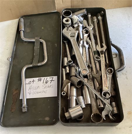 Assorted Sockets & Wrenchs