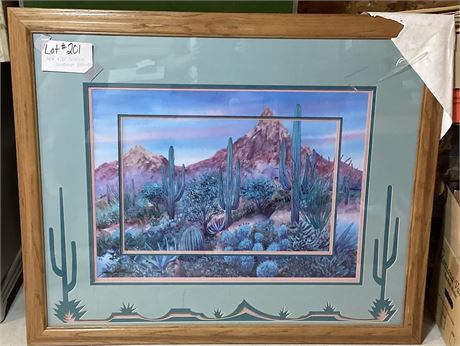 Arizona Landscape Print in Frame