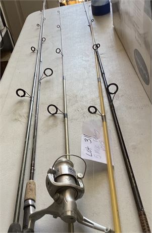 (5) Fishing Poles