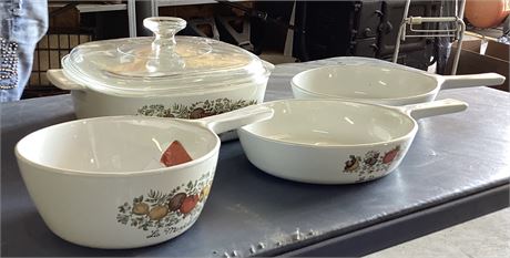 5pc Corning Ware Set