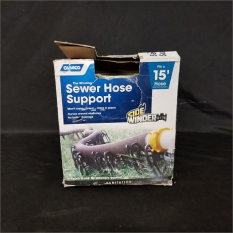 New RV Sewer Hose Support