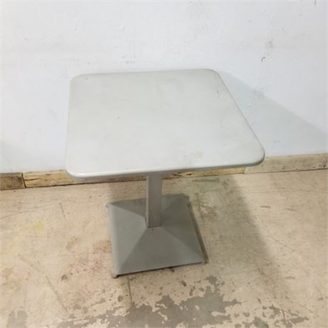Small Metal Table - 24x24x28