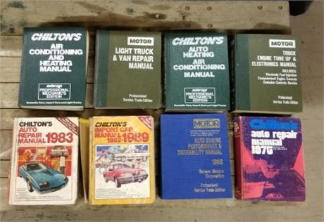 Assorted Automobile Repair Manuals