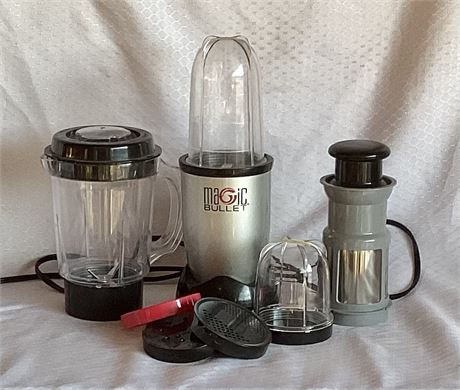 Magic Bullet With Blender & Accessories