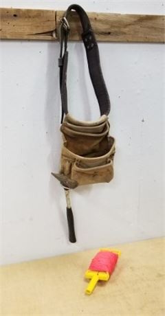 Tool Belt/Hammer/String Line