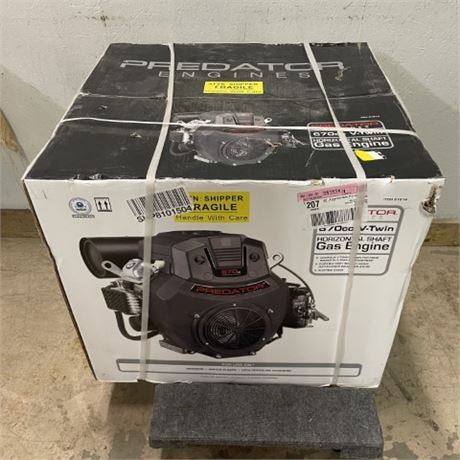 New In Box 670 CC V-TWIN Predator Gas Engine